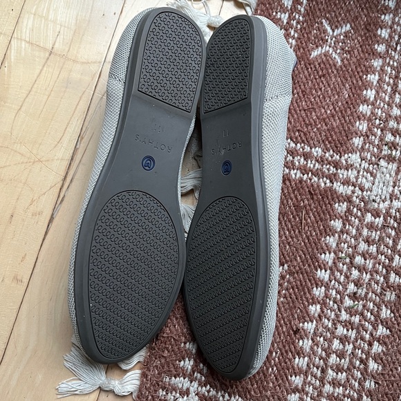 Like New Rothy's The Flat in Flax Birdseye, Size 11 Slip On Ballet Flats Shoes - Picture 5 of 8